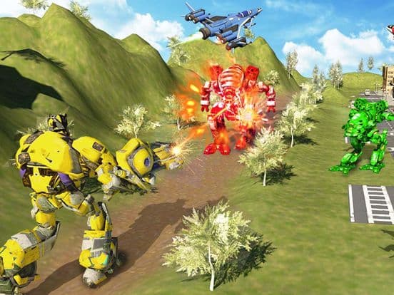 Flying Robot War Plane screenshot 2