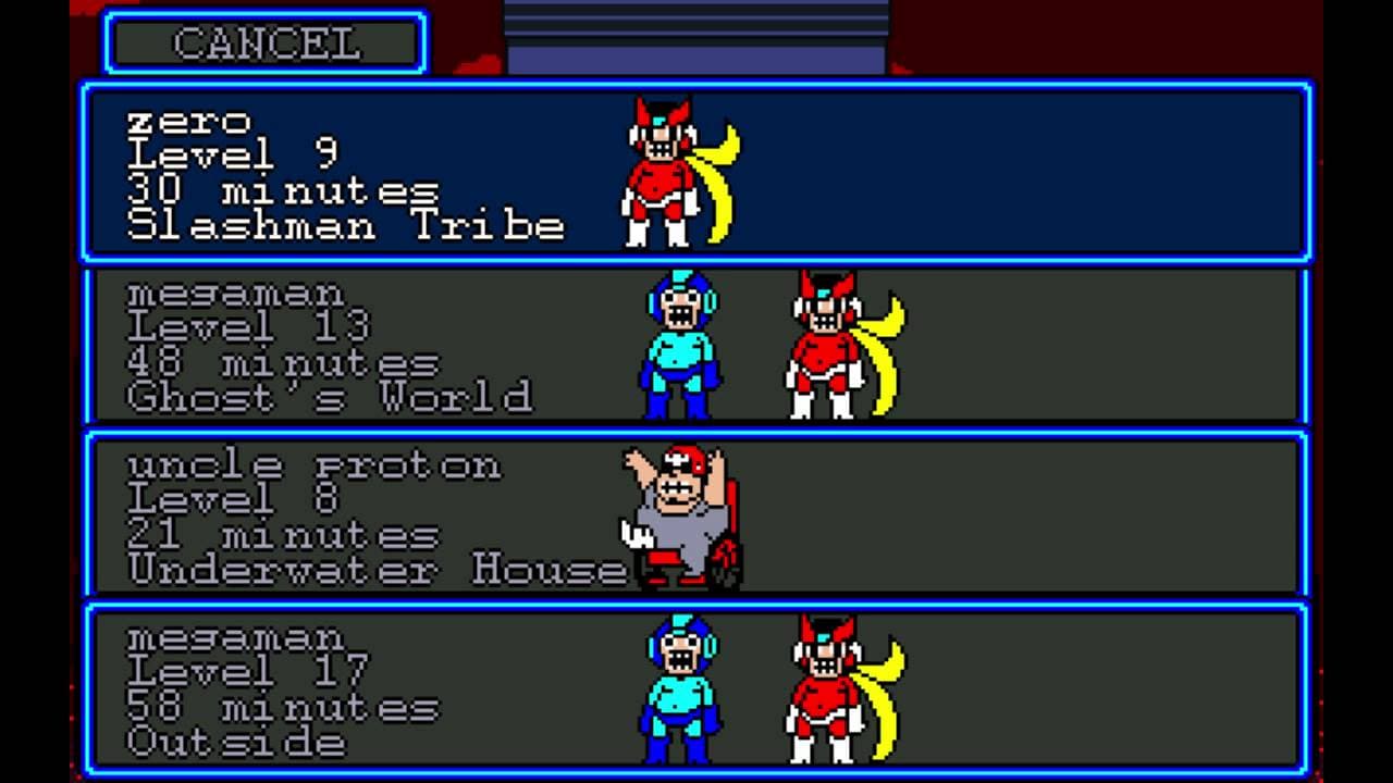Megaman Sprite Game screenshot 3