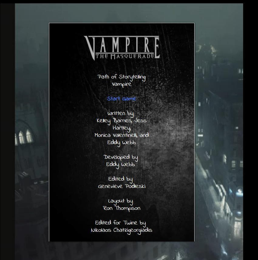 Path of Storytelling: Vampire screenshot 2