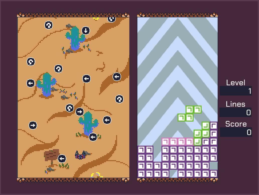 OCTSHMUP: Overly complicated Tetris Shootem Up