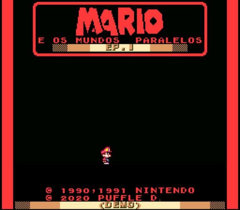 Mario e os Mundos Paralelos (SMW Hack DEMO) screenshot 2