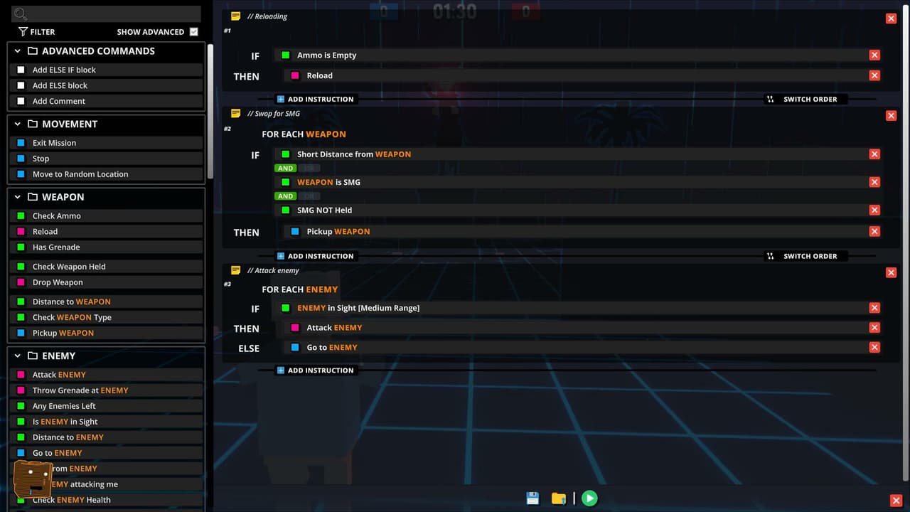 DumbBots: Hello World (itch) screenshot 3