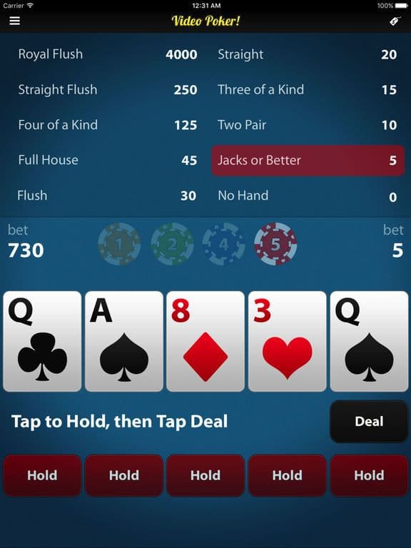 Video Poker! screenshot 2