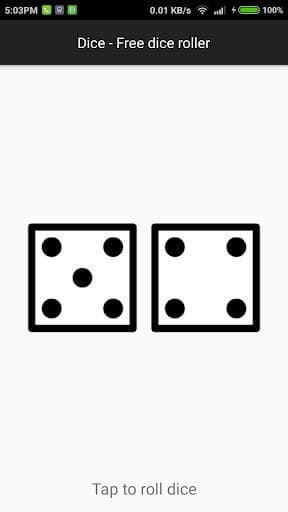Dice - A free dice roller screenshot 3