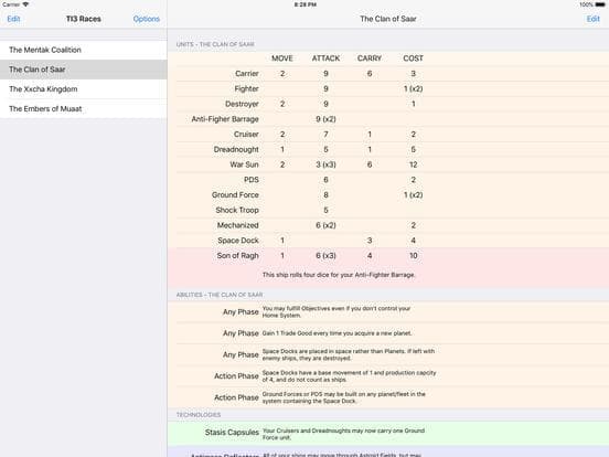 TI3 Race Sheet screenshot 2