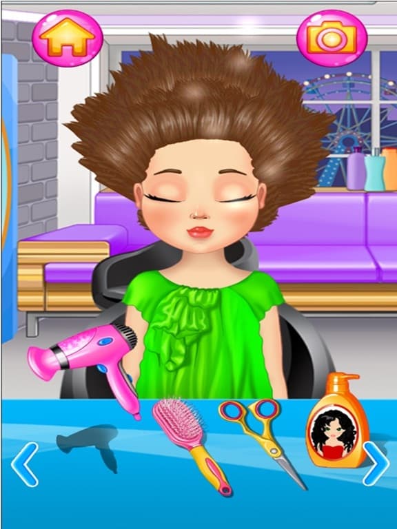 Hair saloon.