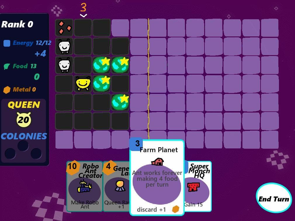 ANTSTRONAUTS (Keith & Snake Games, Keith Burgun Games, HappySnakeGames) screenshot 2