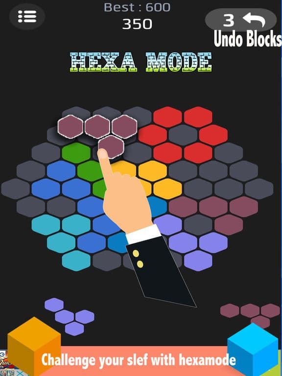 BOX X ! Fit It Hexa Word Puzzle Game screenshot 2