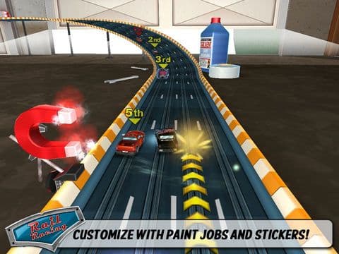 Rail Racing Free screenshot 5