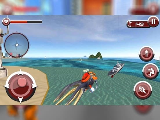 Underwater Dragon Robot Sim screenshot 5