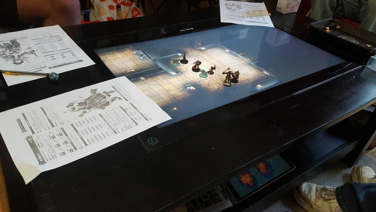 Interactive Dungeon Map for TV-Tables