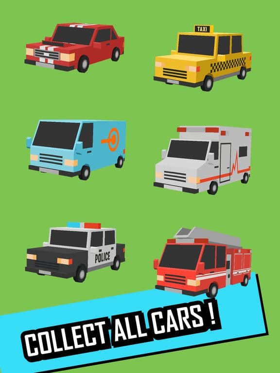 Pixel ZigZag Cars 3D screenshot 3