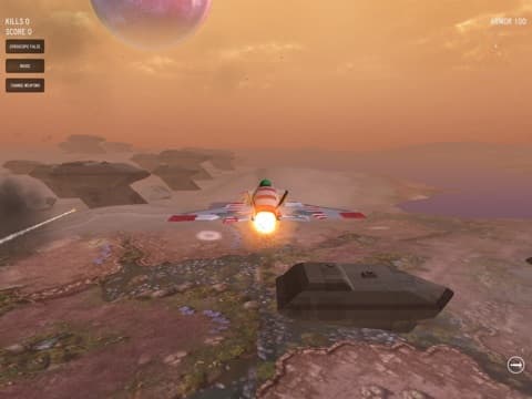 Mars Sky Attack 3D - skyforce 2015 screenshot 3