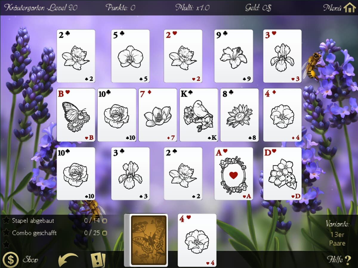 Solitaire Beautiful Garden Season screenshot 4