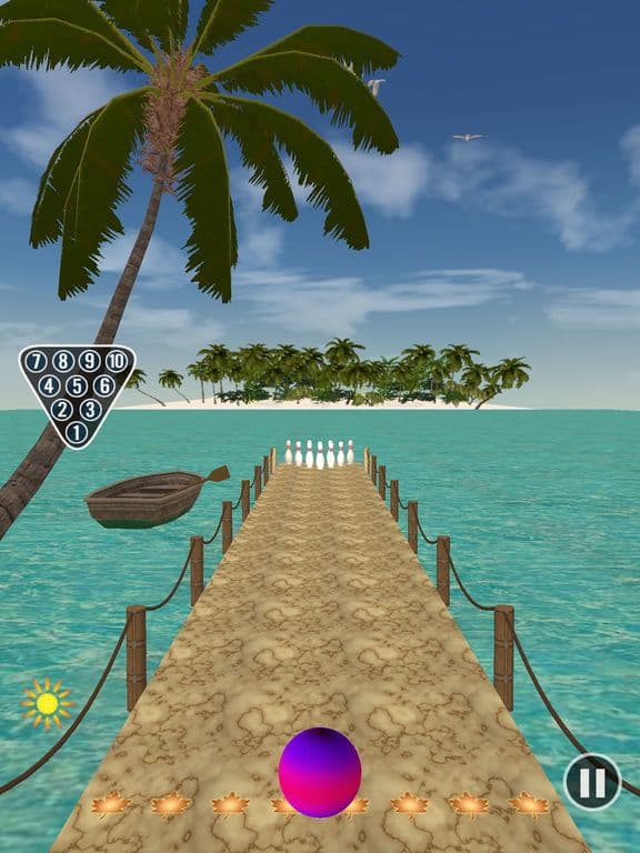 Bowling Paradise 3 - Exotic Multiplayer Game screenshot 2