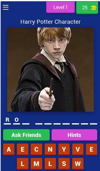 Guess HP Character screenshot 2
