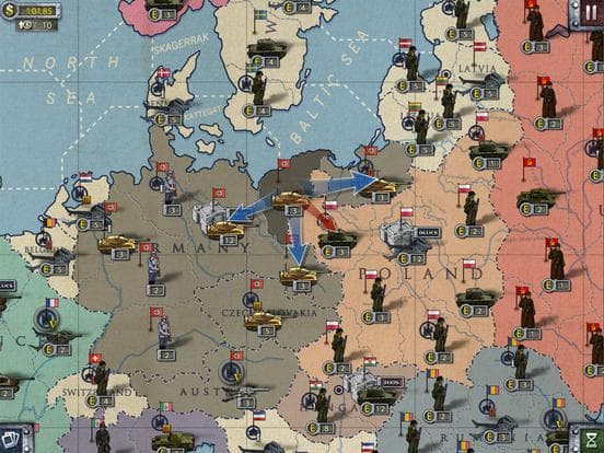 European War 2 for iPad screenshot 2