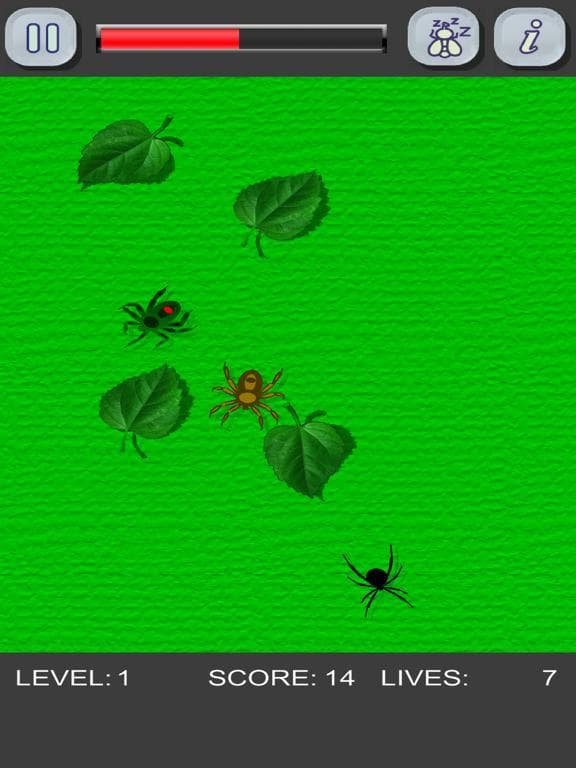 Kill the spiders! But do not touch the "Black Widow" (ad-free) screenshot 4