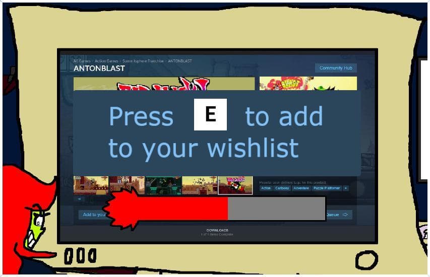 AntonBlast Wishlist Simulator screenshot 3