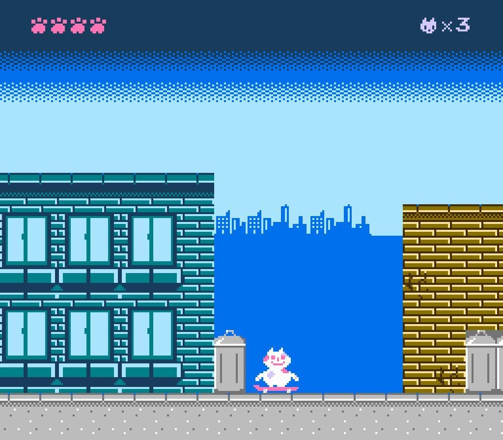 SkateCat (SJ Games - NES - demo) screenshot 3