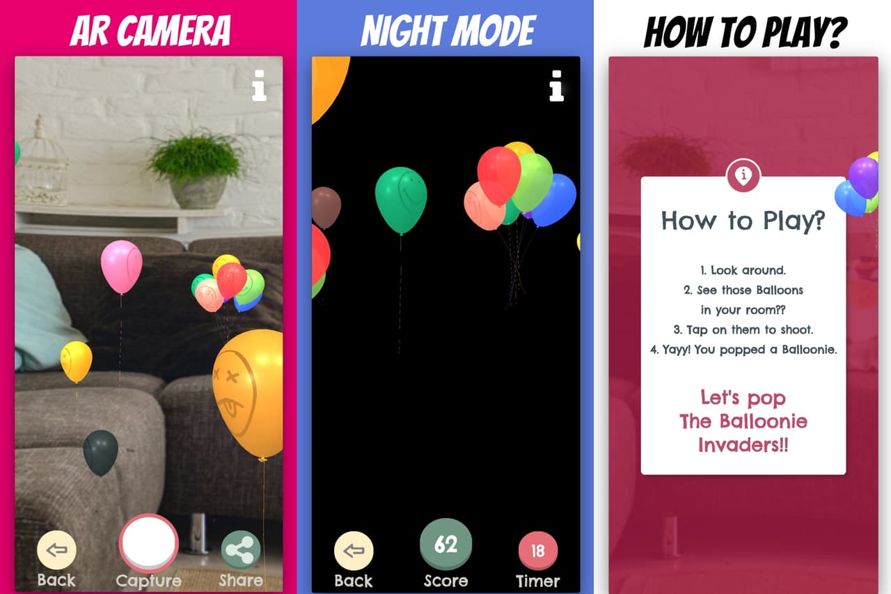 Balloon Invaders AR - Pop Balloons In Your Room 🎈