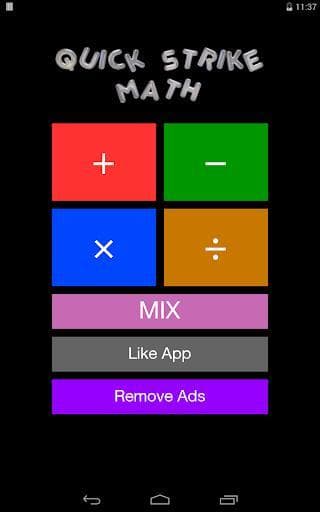Quick Strike Math Game - Kids Practice screenshot 2