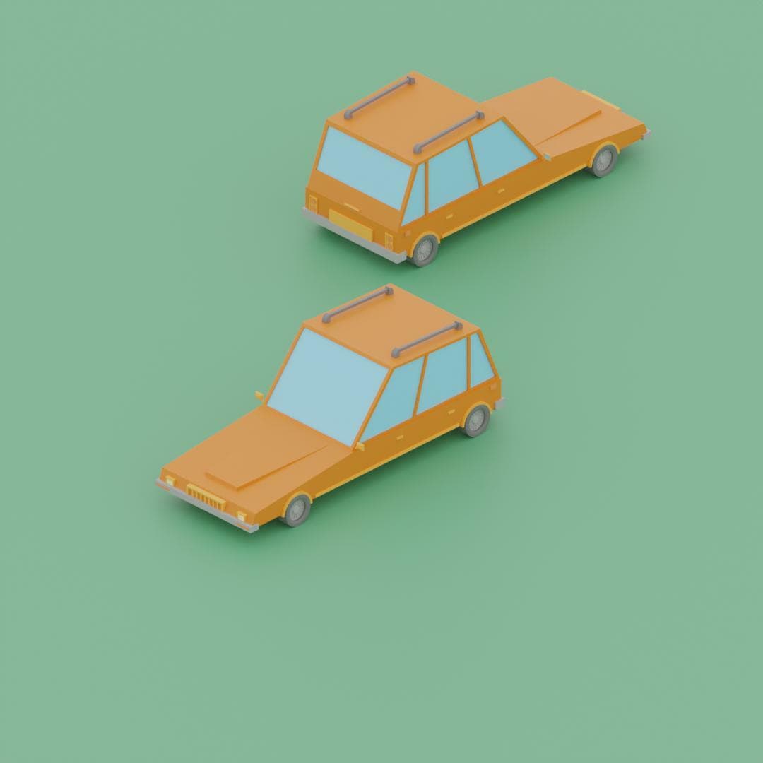 Low poly - Stylized vehicles