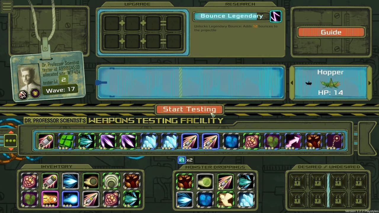 Dr. Professor Scientists Weapons Testing Facility (itch) screenshot 6