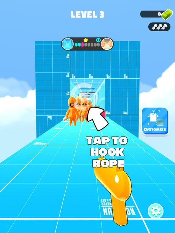 Rope Gun 3D screenshot 2