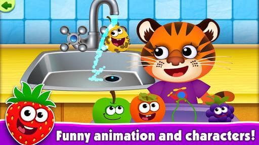 FunnyFood Kindergarten learning games for toddlers screenshot 3