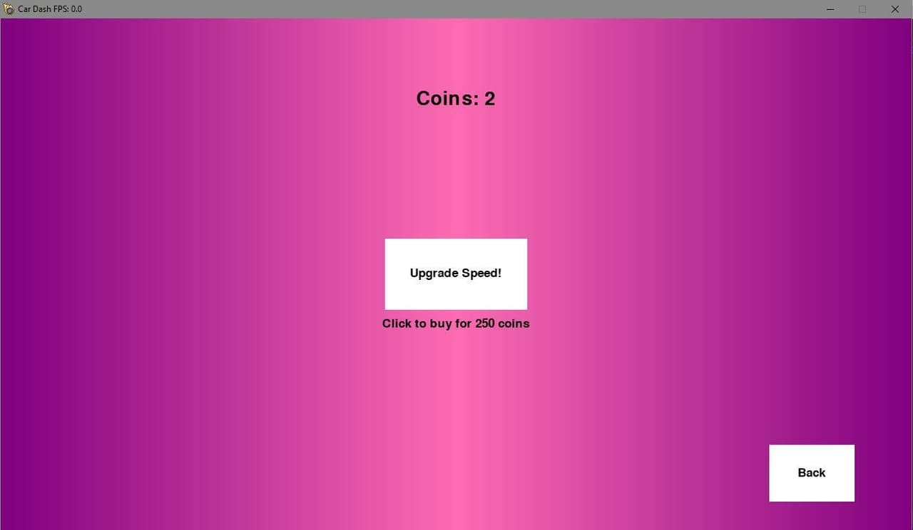 Car Dash - PyGame Creation screenshot 5