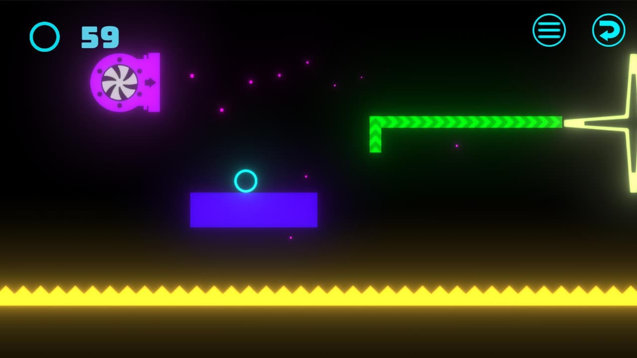 Neon Ball Platformer screenshot 5