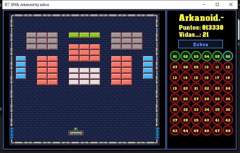 Arkanoid (itch) (esbva) screenshot 6