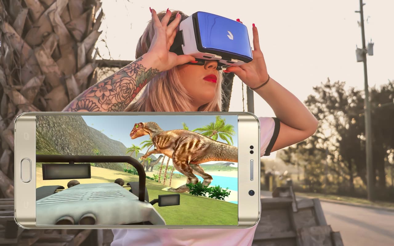 VR Time Machine Dinosaur Park screenshot 4