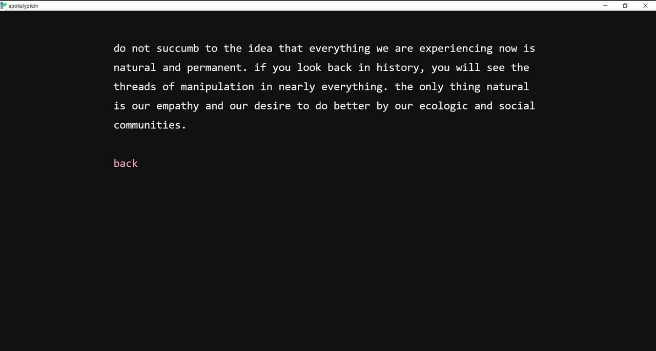 apokalyptein: fortunes for the apocalypse screenshot 4