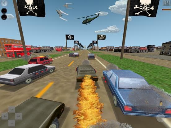 Mad Road 3D - Combat cars game screenshot 2