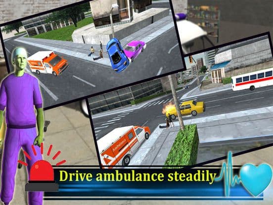 Ambulance Rescue Driver 3d 2016: free game