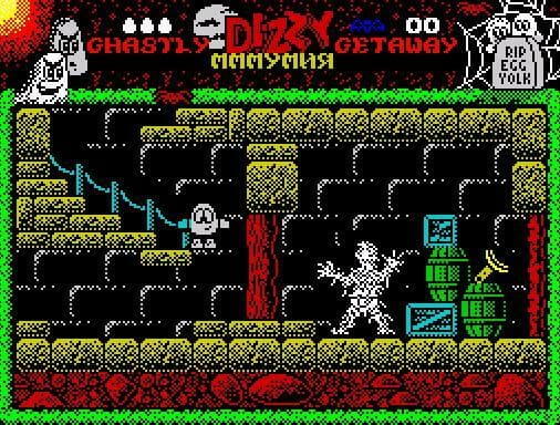 Ghastly Getaway Dizzy (ZX Spectrum Edition) screenshot 4