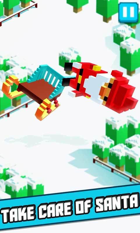 Zig Zag Santa - Merry Christmas Games screenshot 2