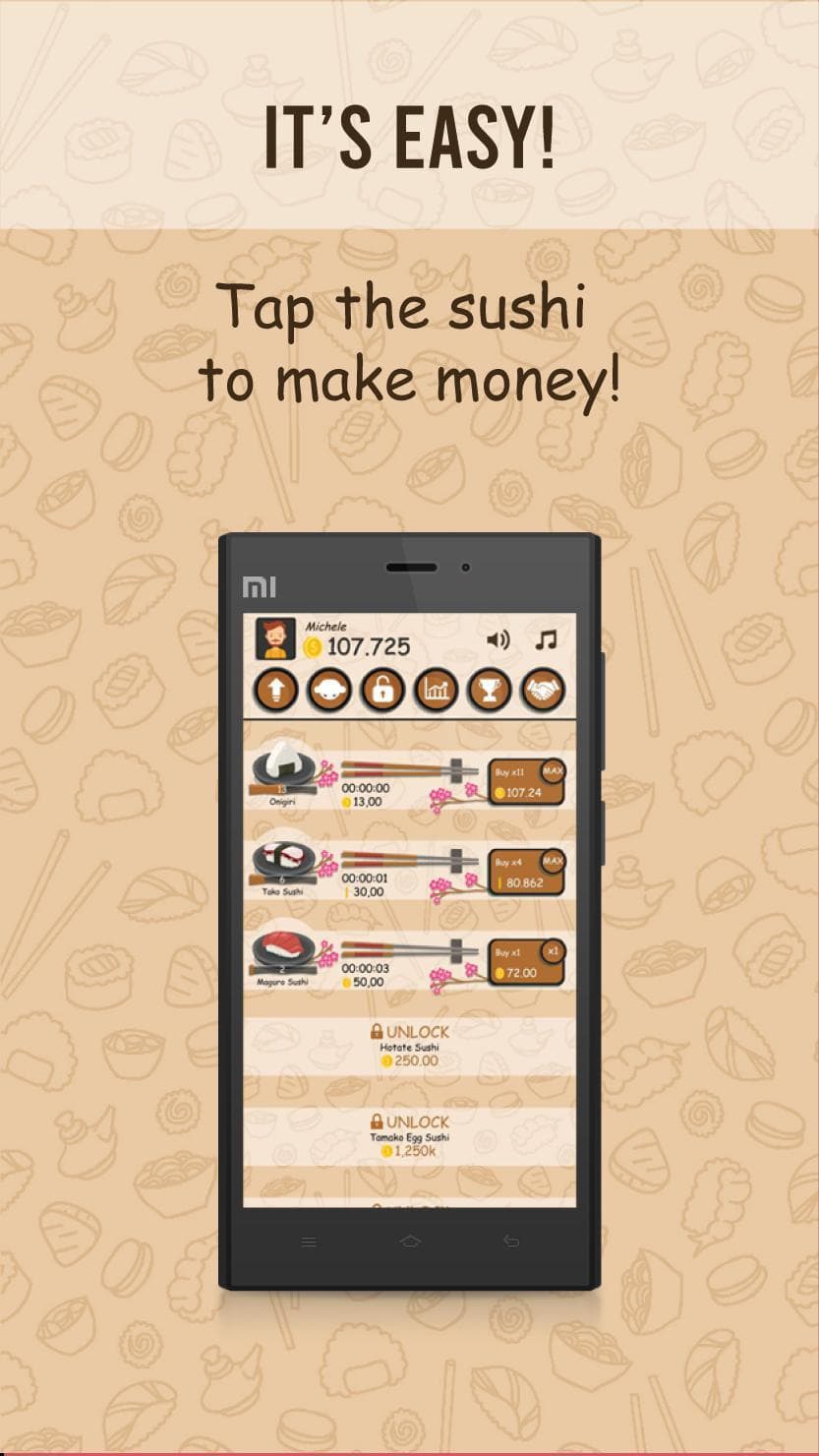 Sushi Fever - Idle Clicker Game screenshot 2