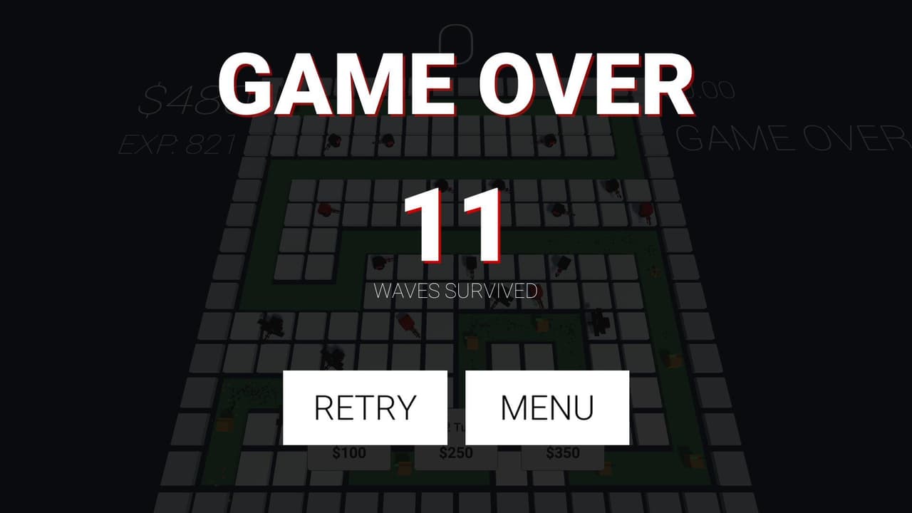 definitely not a tower defense game (Applied Math for Games Final Output) screenshot 3