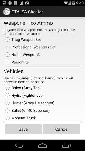 JCheater: San Andreas Edition screenshot 3