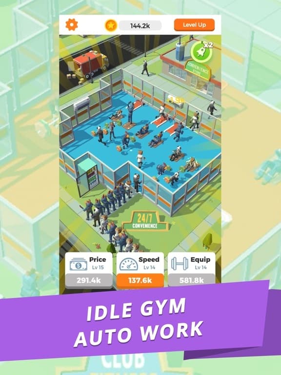 Idle Gym - Fitness Simulation screenshot 2