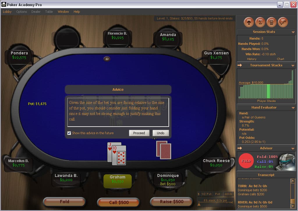 Poker Academy: Texas Holdem screenshot 4