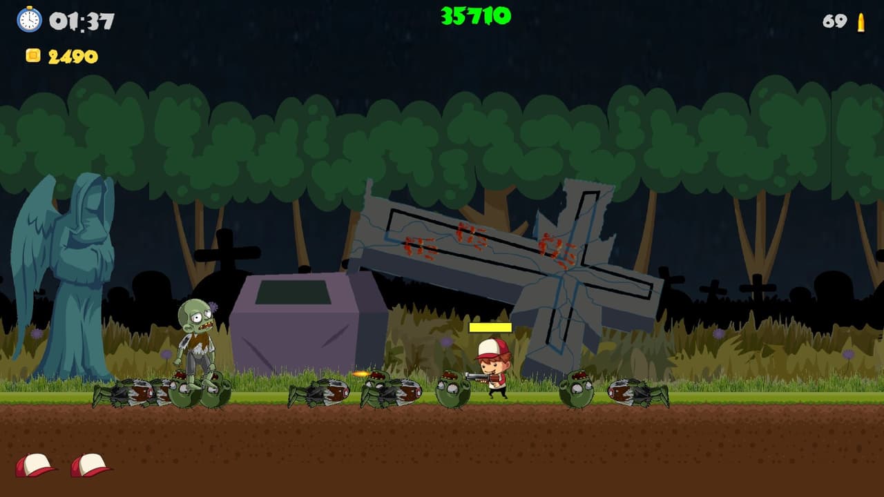 Red Cap Zombie Hunter screenshot 4