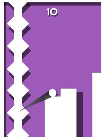 Geometry Jump - Dont miss the white blocks & avoid the spikes screenshot 2
