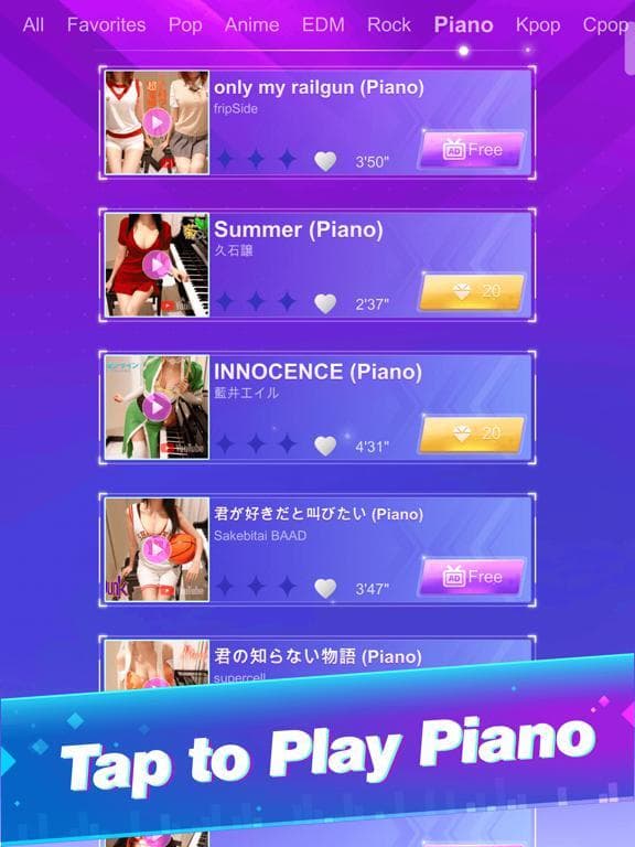 Magic Piano Tiles 3: Anime Pop