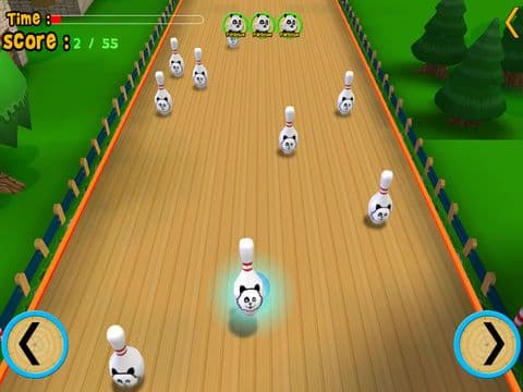 pandoux crazy bowling for kids - free game screenshot 4