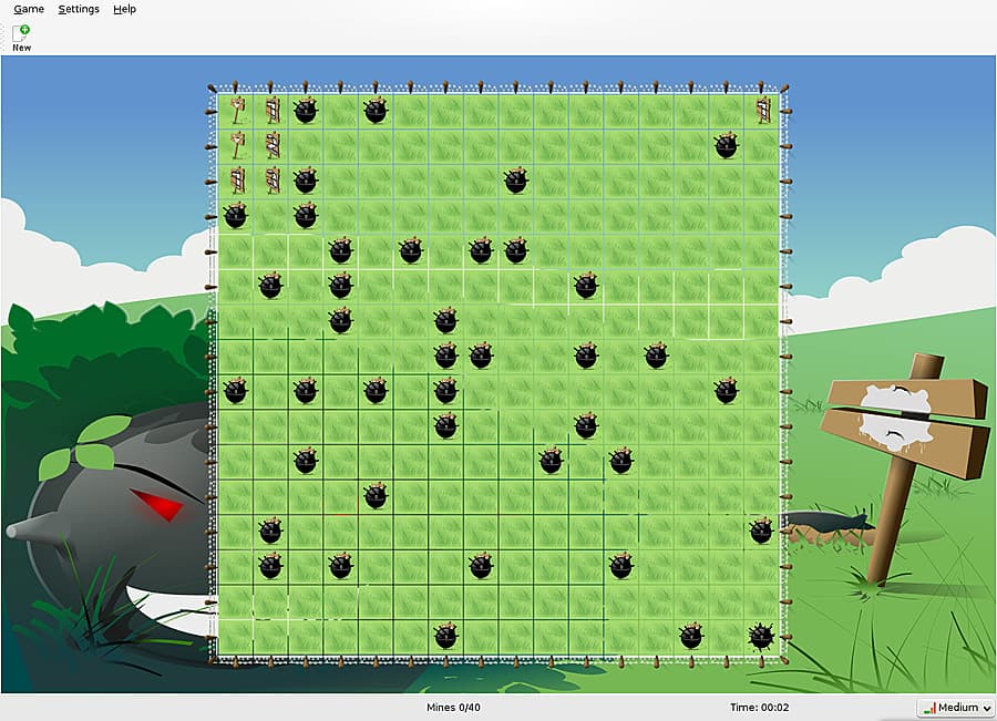 KMines screenshot 3