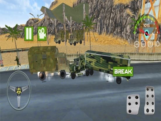 Desert Army Cargo Supply truck screenshot 3